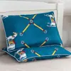 Juego de almohadas, almohada individual con funda, extraíble y lavable, apto para estudiantes y adultos, núcleo de almohada protector del cuello, se vende en pares