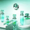 Material de Embalagem de Vidro Cosmético Conjunto para Cuidados com a Pele Frasco Vazio Elegante 30g Boca Larga Creme para Olhos 40ml Frasco com Bomba Emulsão de Água Essência