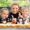 WB 760000 Calabaza de Halloween Fantasma Pastel Postre Borde Horneado Decorativo Tarjeta de Mesa 24 piezas