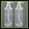 Botella de gel de ducha de 500 ml con bomba de presión botella PET Botella con atomizador de loción Botella de agente de limpieza para mascotas Botella de desinfectante de manos Botella de champú