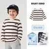 Coleção Camiseta de Manga Longa Estilo Europeu para Meninos Roupas de Outono Vestuário Infantil Tops de Outono para Meninos Camada Base