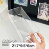 Caja de almacenamiento de pestañas postizas transparente de gran capacidad, con acabado especial para injerto y subembalaje, carrito de exhibición y colocación.