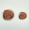 Flores de Tecido de Cetim de Seda Grossas, Flores de Rosa Tridimensionais, Flores Artificiais DIY, Corsage, Acessórios de Flor para Cabeça, Acessórios para Roupa Atacado