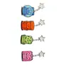Bolsa Escolar Desenho Animado Antropomórfico Acrílico Imagem Estrela Chaveiro Acessório Pingente Acrílico Aluno Acessórios Escolares Beleza