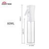 Spot atacado 50ML80ML frasco spray plástico transparente portátil perfume cosméticos engarrafado álcool pequeno regador