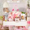 Set de Regalo de Aromaterapia Floral de Lujo Rosa, Caja de Regalo Personalizada para Enviar a Mejores Amigos, Clientes y Empleados, Regalo Navideño Práctico de Alta Gama