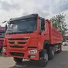 Exportar Caminhões Basculantes Howo Usados, Caminhões Basculantes Howo Traseiros de Oito Rodas, Caminhões Basculantes Howo 371 e Caminhões Basculantes