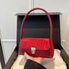 Bolso Francés para Axila para Mujer 2025 Nuevo Bolso de Hombro Satchel de Alta Gama con Patrón de Cocodrilo Bolso Baguette de Moda Retro para Mujer