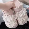 Encantos para Zapatos de Flor y Perla Lindos con un Toque de Lujo, Accesorios Decorativos Compatibles con Crocs Diy, Accesorios de Hebilla Desmontables