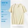 Camiseta Masculina de Verão com Ombro Caído e Manga Curta, Camiseta Publicitária de Gola Redonda para Casal, Algodão Puro com Logotipo Estampado, Roupa de Trabalho, Casual e Versátil