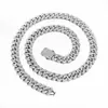 Collar de cadena redonda de 10 mm en estilo hip-hop europeo y americano para hombres y mujeres, collar de cadena cubana con doble hilera totalmente de diamantes, accesorio de moda