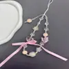 Cordón para Teléfono Lazo Cadena para Teléfono Cadena Colgante para Niña Cadena Colgante Ins Cadena Universal para Cámara Colgante de Cuentas Ccd Nuevo de Moda