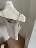 XIA'X Xia Xia Yatou estilo coreano simples gola U alça fina design vazado cruzado camisola costas bonitas lingerie feminina
