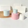 Pote de Creme, Loção, Caixa Dispensadora de Creme para Bebê com Almofada de Puxar, Frasco de Amostra, Embalagem Multiespecificação, Pote de Creme de PP Fosco