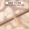 Pinzas de Acero Inoxidable para Pestañas Postizas, Rizador de Extensiones de Pestañas, Rizador de Pestañas Pluma Dorada, Pinzas de Pico de Águila, Herramientas de Belleza para Artistas de Pestañas