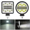 Luz de Trabajo LED para Coche de 102W 34LED Luz para Motocicleta Foco Modificado Incluyendo Faro Estroboscópico Luz de Inspección LED