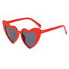 Nuevas gafas de sol Love Party, tendencia transfronteriza, gafas de sol de moda con forma de corazón, gafas de sol con sonido tembloroso con venta al por mayor