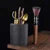 Clip de Madera Maciza Accesorios para Tazas Juego de Té Taza de Té de Caballero Pinza para Ceremonia del Té Juego de Té Seis Pinzas Kung Fu Lavado Madera de Bambú Metabo