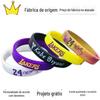 Pulseira de silicone personalizada côncava enchimento nba pulseira spot basquete esportes pulseira engrossada grande quantidade excelente preço