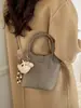 2026 Bolso Casual de Moda Estilo Nuevo con una Textura Simple y Moderna, Bolso Cubo para Invierno, Bolso Cruzado y de Hombro Personalizado para Mujer