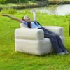 Fábrica de Origen Camping al Aire Libre Portátil Plegable Sillón Reclinable Doble Cubierta de Tela Fácil de Limpiar Sofá de Camping Inflable Automático