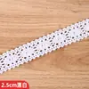 Renda Vazada Artesanal DIY Borda Roupas Toalha de Mesa Cortina Tecido Acessórios Decorativos Renda de Borda com Fio de Algodão
