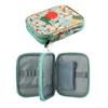 Amazon Herramienta de Ganchillo Bolsa de Cosméticos Tejido Impreso Set de Agujas para Suéter de Ganchillo DIY Bolsa de Ganchillo Floral