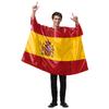 Nueva ropa con estampado digital de bandera nacional para carnaval callejero transfronterizo de comercio exterior, ropa de ambiente, ropa para espectáculos escénicos