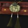 Bolsa de Sachet de Algodón Hecha a Mano Estilo Chino Tradicional, Bolsa de Loto Estilo Antiguo, Colgante de Bolsa de Fragancia de Palacio Tradicional, Adorno de Borla, Accesorio Hanfu