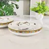Platos de Cena de Porcelana de Hueso Ouge Aijia Martuowu, Platos Hondos, Platos de Arroz, Platos Cerámicos Vintage Estilo Europeo, Venta al por Mayor desde el Fabricante