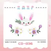 Pegatinas para Cejas de Niños Pegatinas de Tatuaje de Conejo Maquillaje Facial Pintado con Caricaturas de Rendimiento Dopamina Pegatinas de Maquillaje Patrones Lindos