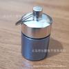 Tubo de medicina de aleación de aluminio botella de medicina pequeña sellada impermeable lata metálica de aluminio con llavero almacenamiento de monedas tapones para los oídos botella de aluminio