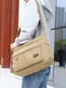 Bolso de Lona de Moda Transfronterizo Nuevo, Bolso de Herramientas Resistente al Desgaste, Bolso Cruzado Grande para Hombro de Hombre, Bolso de Viaje de Gran Capacidad