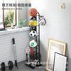 Estante de Almacenamiento de Baloncesto para el Hogar Interior Simple Cesta de Almacenamiento de Fútbol Voleibol Estante de Exhibición de Balones para Niños