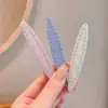 Novo Presilha de Cabelo Oval com Strass de Acetato Barrete Delicado Presilha Lateral para Meninas Presilha para Franja Grampo Acessórios de Cabelo
