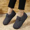 Venta Caliente Transfronteriza Otoño/Invierno Completamente Cubiertos Zapatos de Algodón Birkenstock para Mujer Hebilla Metálica Felpa Talla Grande Cálidos Suela Plana Suave Suministro Directo de Fábrica