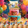 Decoraciones para Pasteles Winnie the Pooh Banderines y Decoraciones para Pasteles de Varios Tamaños Osito Banderines y Decoraciones para Pasteles