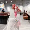 Estilo Minimalista Feito à Mão Corda Trançada Bloqueio de Cores Cordão Chaveiro Capa de Celular Alça de Pulso Portátil DIY Tendência Acessório de Nicho