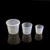 Accesorios para Equipo de Pesca Juego de Tres Piezas de Taza Medidora Pequeña de Plástico 150ml 100 50ml con Tapa y Escala Taza Medidora de Pesca