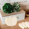 Virutas de Madera Redondas para Niños Colgante Hecho a Mano Pintado a Mano Producción de Chips de Madera Geométricos Perforados Pintura Tablero Delgado de Madera Material de Corte