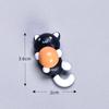 Animales codiciosos micro paisaje diy bonsái pequeños adornos cartón gato y perro lindos animales de resina accesorios de jardinería