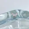 Aretes de Titanio Astmf-136 Aleación de Titanio 1.5X3 Marquise Mariposa Grande G23 Titanio Rosca Interna Aretes de Zirconia Piercing