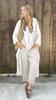 Primavera/Verano 2026 Ropa de Mujer Transfronteriza Amazon Talla Grande Camisa Holgada Pantalones Largos de Cintura Alta Conjunto de Dos Piezas para el Trabajo