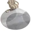 Tapete Redondo Transfronteiriço, Tapete de Veludo Cristal para Cadeira de Computador de Estudo, Tapete Antiderrapante, Tapete de Proteção de Piso, Tapete para Quarto ao Lado da Cama