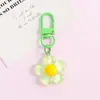 Chaveiro de Flor Transparente Fofo e Fresco Ornamento Criativo DIY para Bolsa Acessórios de Pétalas Pingente Atacado