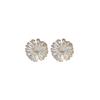 Aretes Europeos y Americanos Transfronterizos de Lujo Ligero de Alta Gama de Diente de León y Perlas para Mujer, Aretes Elegantes Retro, Aretes de Moda Versátiles
