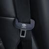 Adecuado para hebilla de cinturón de seguridad Toyota, cubierta protectora de hebilla de cinturón de seguridad, antiarañazos, antidesgaste, anticorte, mano, fila delantera y trasera, universal