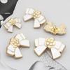 Moño Camelia Metal Botones de Aceite Hebilla para Camisa Chanel Hebilla Decorativa para Prendas de Punto para Niños Botón de Cuerda para la Cabeza