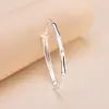 Pulsera de Nudo de Bambú y Hoja de Bambú de Plata Pura 9999, Estilo Nuevo, Lujo Ligero, Versátil, Pulsera de Plata Pura de Alta Calidad, Regalo para Novia
