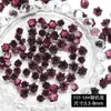 Nova Decoração de Unhas Camélia Vermelha Ankora Resina Gótica Rosa Misturada Joias para Unhas Atacado